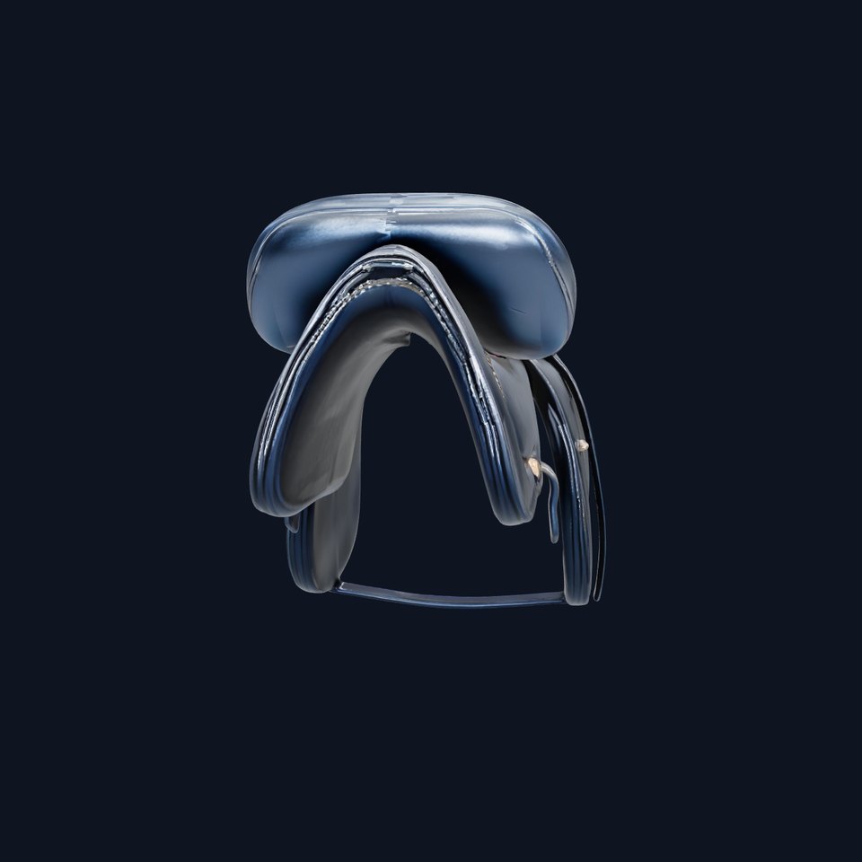 Elegant Leather Saddle Model Pack for Equestrian Visualization